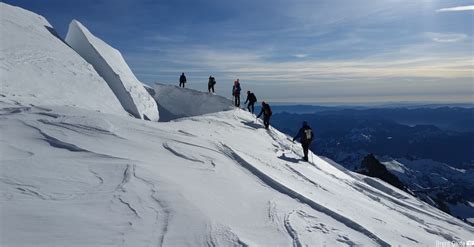 Climbing Rainier In Winter