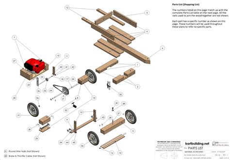 Wood go kart plans