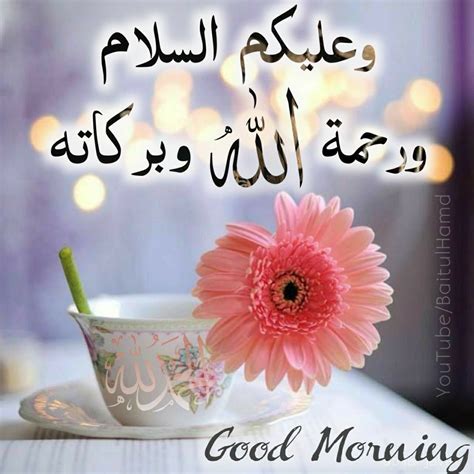 Wa Alaikum Assalam | Good day messages, Muslim greeting, Flower phone ...