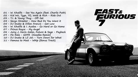 Fast And Furious Soundtracks 1 7 - Fast Furious One