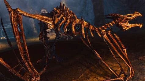 SKYRIM Special Edition: SKELETAL DRAGON Boss Fight! (LEGENDARY) - YouTube