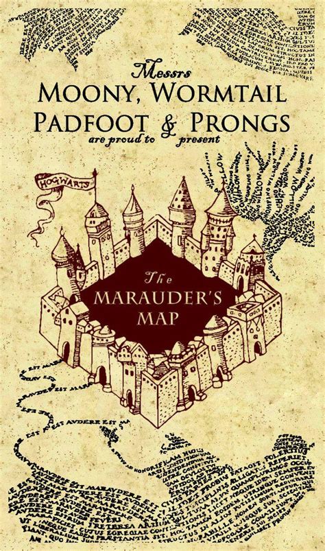 Marauders map screensaver - desktopleqwer