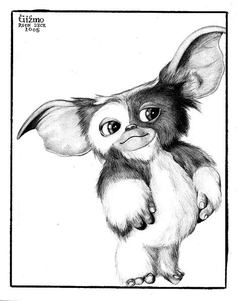 Gremlins Gizmo Drawing