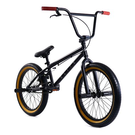 Elite 20” BMX Bicycle The Stealth Freestyle Bike New 2018 - Black Gum ...