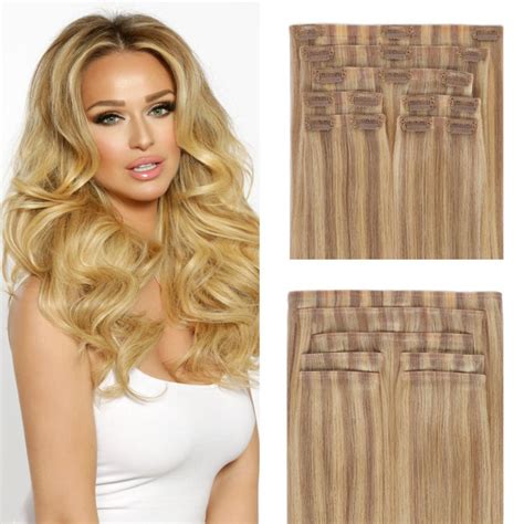 Platinum Blonde Seamless Clip In Hair Extensions - CASHMERE HAIR