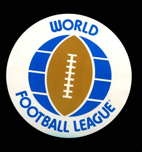 World Football League WFL 1974 Sticker | World football league, World ...