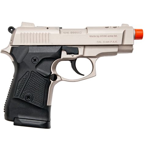 Zoraki M2914 Satin Finish 9mm Front Firing Blank Gun-4E2-FF-