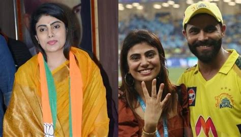 Ravindra Jadeja's Wife, Rivaba Jadeja Is A BJP Leader, She Left ...