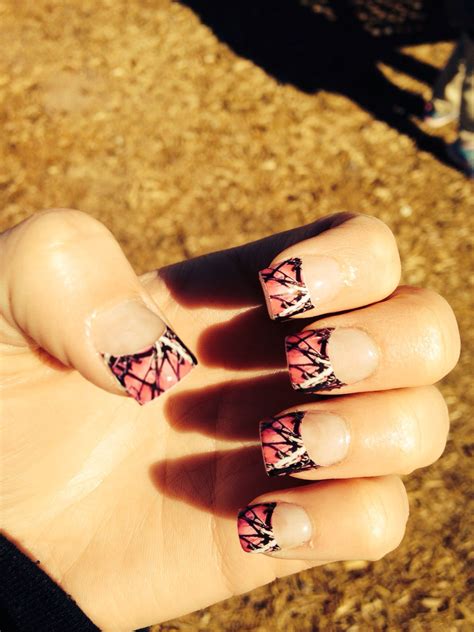 Muddy Girl camo nails ️ | Camouflage nails, Camo nails, Pink camo nails