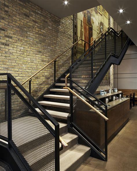 Starbucks at Oak and Rush | Banker Wire | Archello | Staircase design ...