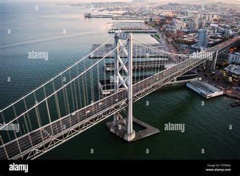 Aerial view of Bay Bridge Stock Photo - Alamy