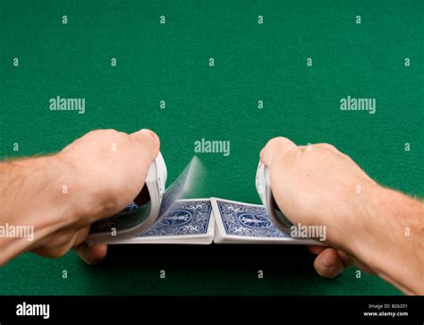 Shuffling Cards Stock Photo - Alamy