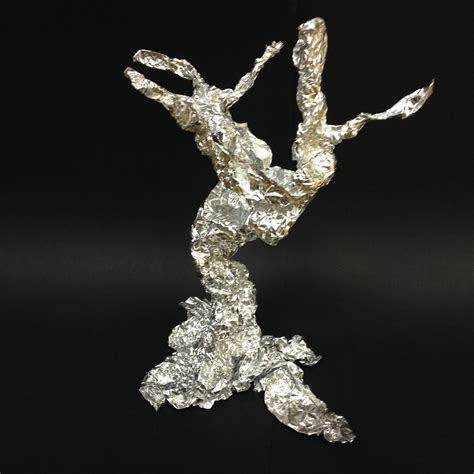 Kristen Applebee: Aluminum Foil Sculptures