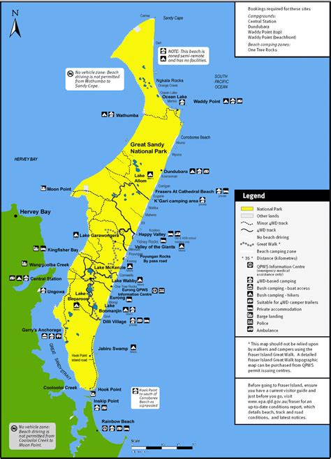 Map - Fraser Island