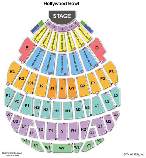 8 Photos Hollywood Bowl Seating Chart Interactive And View - Alqu Blog