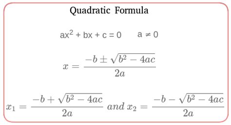 Quadratic Formula: Easy To Follow Steps