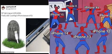 iPhone 15 Diluncurkan, USB-C Jadi Bahan Meme Warganet : Okezone Techno