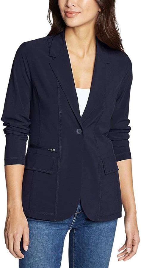 Eddie Bauer Women's Departure Blazer, Atlantic Regular 10 at Amazon ...