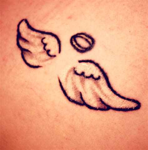 Simple Angel Tattoos