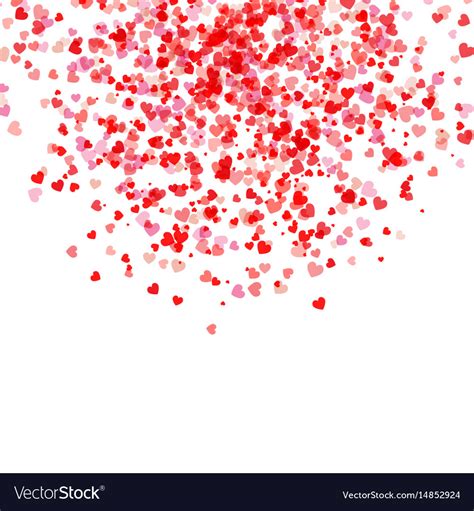 Falling hearts background Royalty Free Vector Image