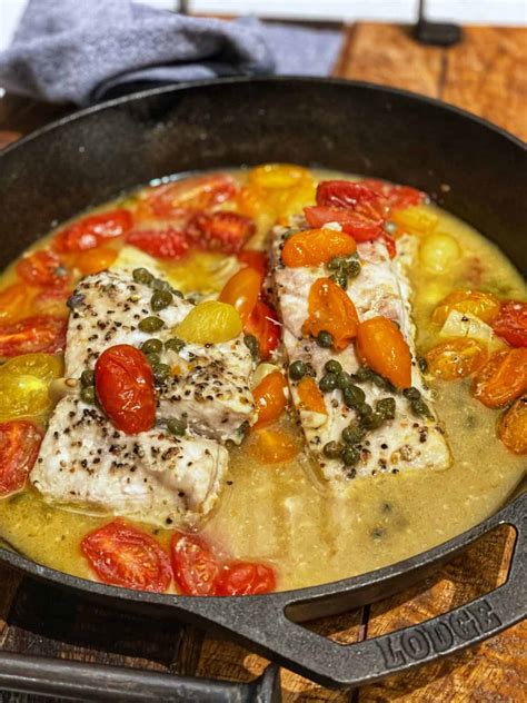 BAKED CORVINA WITH TOMATOES | EASY RECIPE | DINNER IDEAS