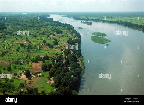 Nile River in Juba South Sudan from the plane Stock Photo - Alamy