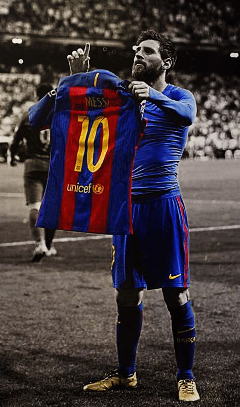 Messi Celebration Wallpaper 4K