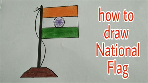 How to draw INDIAN National flag step by step || specially for Republic ...