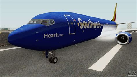 Boeing 737-800 Southwest Airlines (Heart Livery) for GTA San Andreas