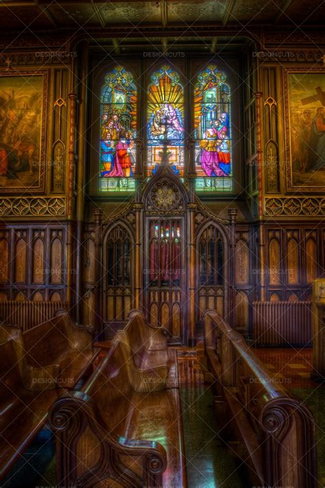 The Interior Of Basilica Notre Dame In Montreal Quebec Canada 4 ...