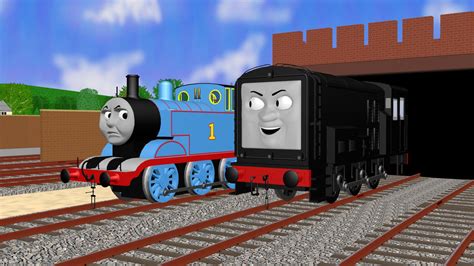 Thomas and the Evil/Naughty Diesel by TheThomasTrainzUser on DeviantArt