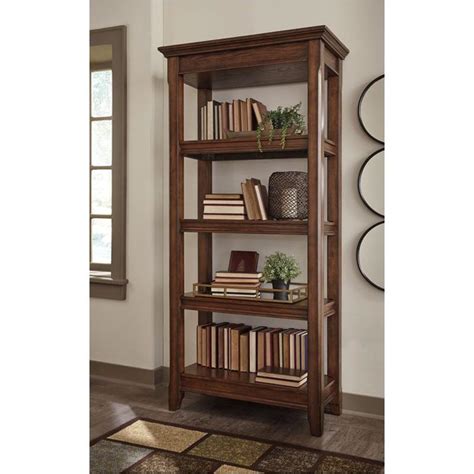 H478-17 Ashley Furniture Woodboro - Brown Large Bookcase