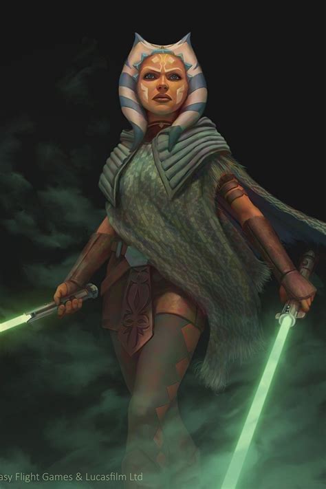 640x960 Resolution Ahsoka Tano Mandalorian Character Art iPhone 4 ...