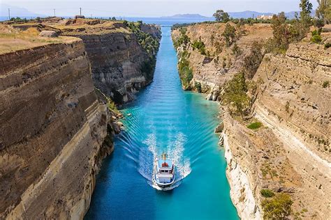 Where is the Isthmus of Corinth? - WorldAtlas