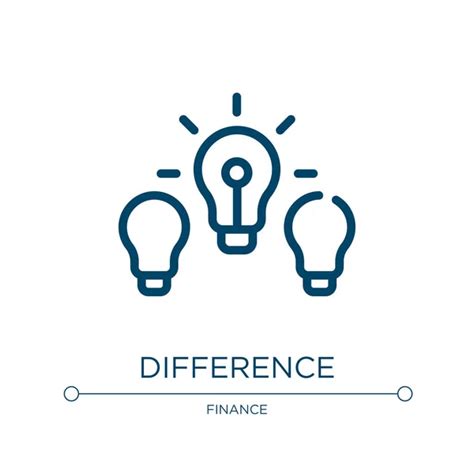 The difference Vector Art Stock Images | Depositphotos