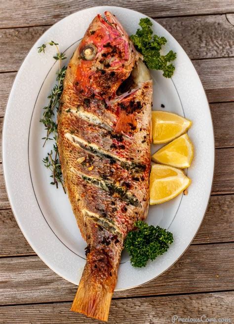 Grilled Whole Red Snapper (Oven Grilled) | Recipe | Snapper recipes ...