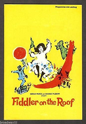 Bock & Harnick "FIDDLER ON THE ROOF" Alfie Bass 1969 London Cast ...