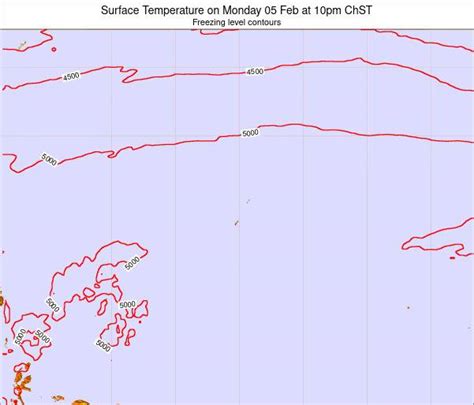 Guam Surface Temperature on Monday 24 May at 10am ChST