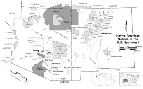 Map of Arizona's Indian Reservations. Map courtesy of Teresa L ...