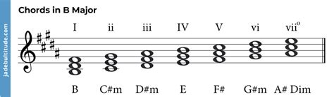 Chords in B major: A Music Theory Guide