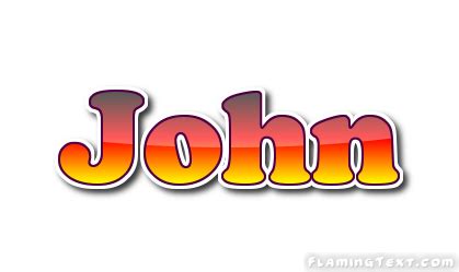 john Logo | Free Logo Design Tool from Flaming Text