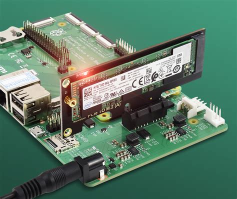 PCIe TO M.2 Adapter, Supports Raspberry Pi Compute Module 4 (WS-19091)