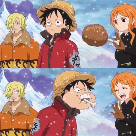 Luffy and Meat: A Manga Anime One Piece