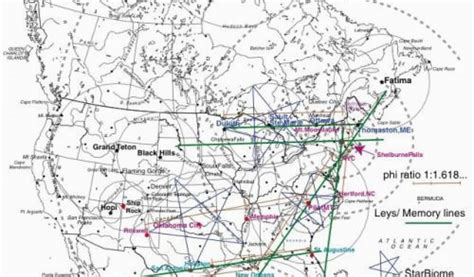 Ley Lines California Map A Fairly Accurate Map Of Know north American ...