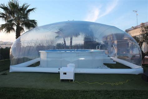 Customized Outdoor Clear Inflatable Pool Cover Inflatable Dome For ...