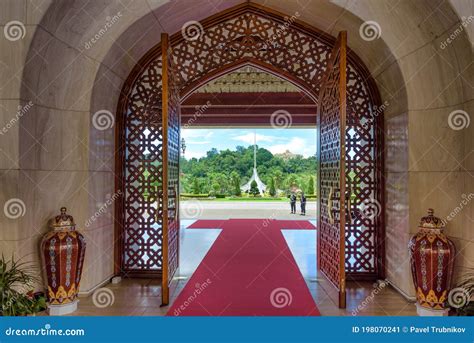 The Entrance To the Palace of the Sultan of Brunei. Stock Image - Image ...