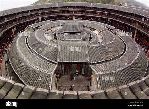 Fujian tulou-special architecture of china Stock Photo - Alamy