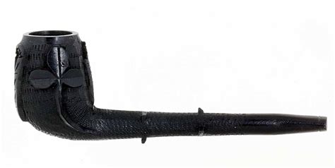 Irish bog oak pipe – Peterson Pipe Notes