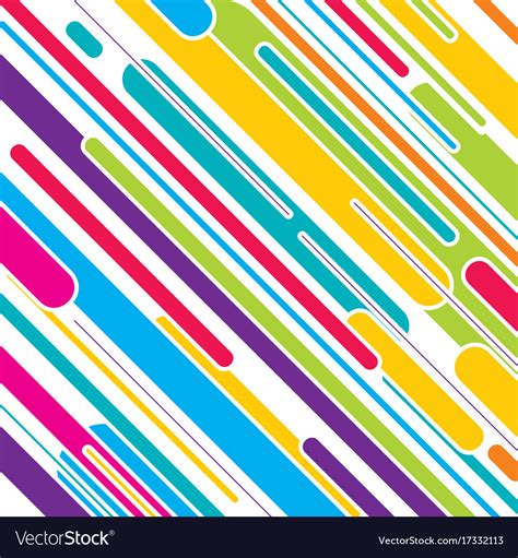 Colorful stripe pattern design Royalty Free Vector Image