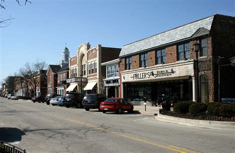 Hinsdale, Illinois | Downtown Hinsdale, Illinois. 3-15-2009 … | Mickey ...